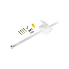 White Plastic Hangman Picture Placers