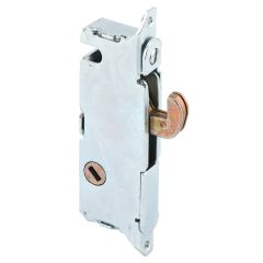 Sliding Door Mortise Lock, Round Face, 45 Degree Keyway