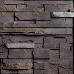 Newport Black Rundle Flat Stone