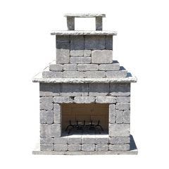 Brooklyn Fireplace Kit In Natural Charcoal