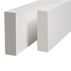 1/2" x 4' x 8' Woodgrain PVC Trim