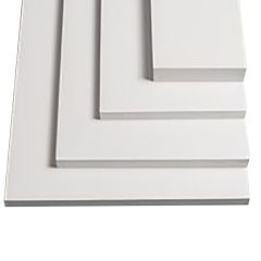 3/8" x 4' x 8' Smooth PVC Trim