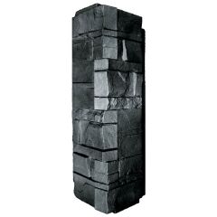 Novik Stacked Stone Corner - Onyx