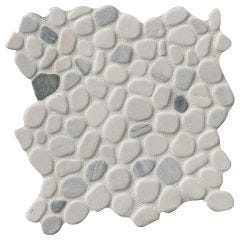 11.42"x11.42"  Tumbled Pebble Mosaic Tile 9.10 Sq-Ft/Box