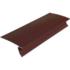 Roof Edge Extra Large 4" x 10' Aluminum Chestnut Brown