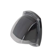 2 Pack Solar Black Plastic Dome Wedge Light