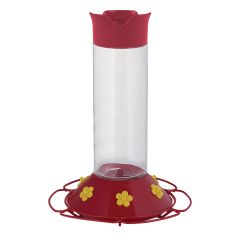 30 Oz Glass Hummingbird Feeder