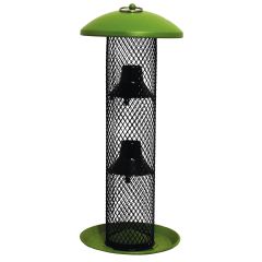 Green Sunflower Seed Tube Wild Bird Feeder