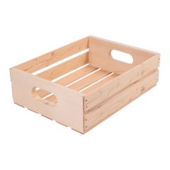 16" Half Tray Pine Crate