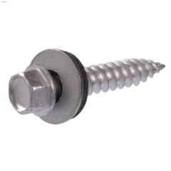 #10 x 2" Gray Ceramic HWH Sheet Metal Screw-350/Pack