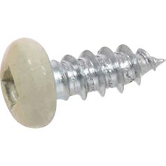 #6 x 3/8" Ivory Head Pan Head Soffit Screw -1000/Pack