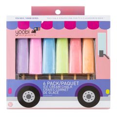 Yoobi Chalk - Ice Cream-6/Pack