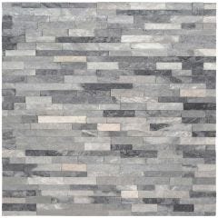 Alaska Gray Mini Ledger Panel Natural Marble Wall Tile