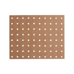 1/4" x 4' x 8' Natural Pegboard Panel