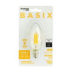 Luminus LED Basix 4.5W B11 E12  2700K
