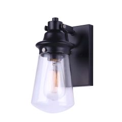 Korber 1 Light Matte Black Outdoor Downlight