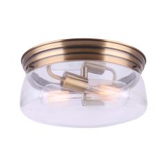 Albany 2 Light Gold Flushmount