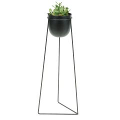 Tall Bullet Planter In Triangle Stand