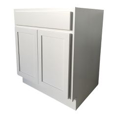 30 Inch Base Cabinet - White Shaker