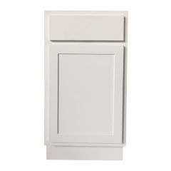 18 Inch Base Cabinet - White Shaker