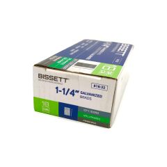 1-1/4" 18G Electro-Galvanized Brad Nail- 5000/Pack