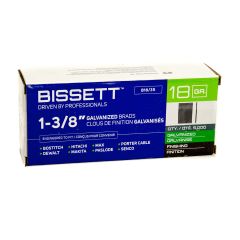 1-3/8" 18G Electro-Galvanized Brad Nail- 5000/Pack