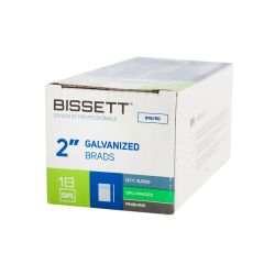 2" 18G Electro-Galvanized Brad Nail- 5000/Pack