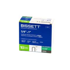 1/4" X 1" 18G Electro-Galvanized Staples- 5000/Pack