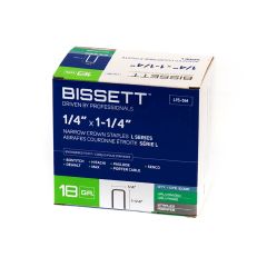 1/4" X 1-1/4" 18G Electro-Galvanized Staples- 5000/Pack