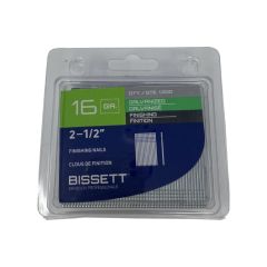 2-1/2" 16G Electro-Galvanized Finish Nails- 1000/Pack