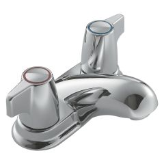 Manor Chrome 2-Handle Low Arc Bathroom Faucet