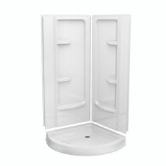 36" x 77" Acrylic Shower Walls
