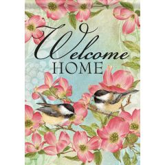 Dogwood Chickadee Large Flag