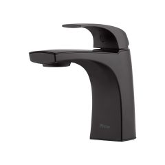 Karci 1-Handle Matte Black Lavatory Faucet