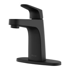 Matlock 1-Handle Matte Black Lavatory Faucet