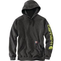 Logo Hooded Short Sleeve Carbon Heather- XL