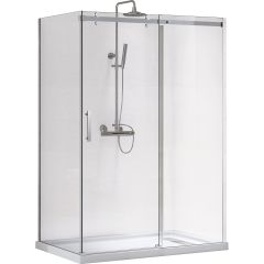 48" Inspiration Reversible 8mm Clear Shower Door