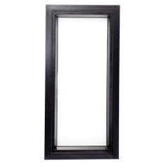 17 x 35 Fixed Black PVC Prestofen Shed Window