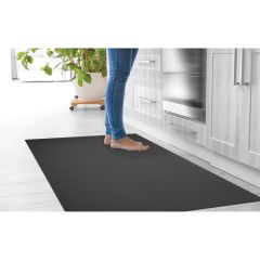 36" Anti-Fatigue Pebble Charcoal Runner