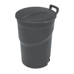 121 L Outdoor Trash Can With Reinforced Handles And Wheels