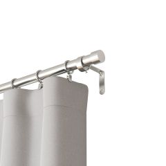 66" - 120" Cappa 1" Diameter Nickel Adjustable Drapery Rod