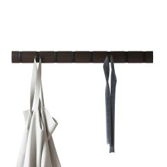 Flip Black And Walnut 8 Hook