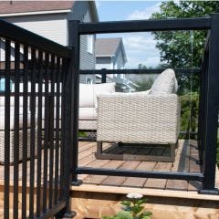 35.5" x 45" 5MM Clear Tempered Glass For 42" Railing