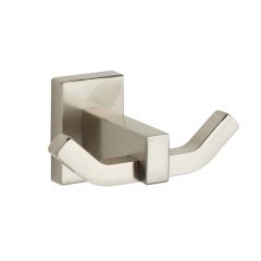 Arctic Fox Double Robe Hook Satin Nickel