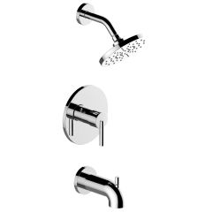 Northern Lights Tub & Shower Faucet Chrome