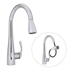Devon Single Lever Pull Down Kitchen Faucet