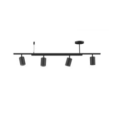 4 Light Black Track Light