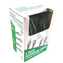 16/3 Extension Cord 25ft/50ft-2/Pack