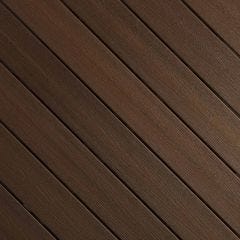 12' Espresso Grooved Sanctuary Fiberon Composite Decking .92