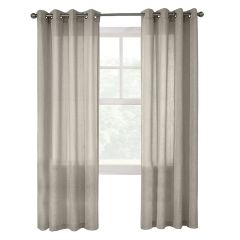 52" x 84" Limbourg Linen Light Filtering Curtain